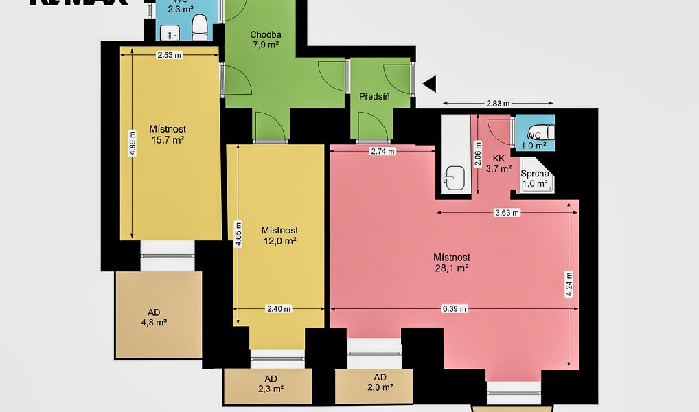 Prodej kanceláře 77 m², Praha – náhled fotky 2