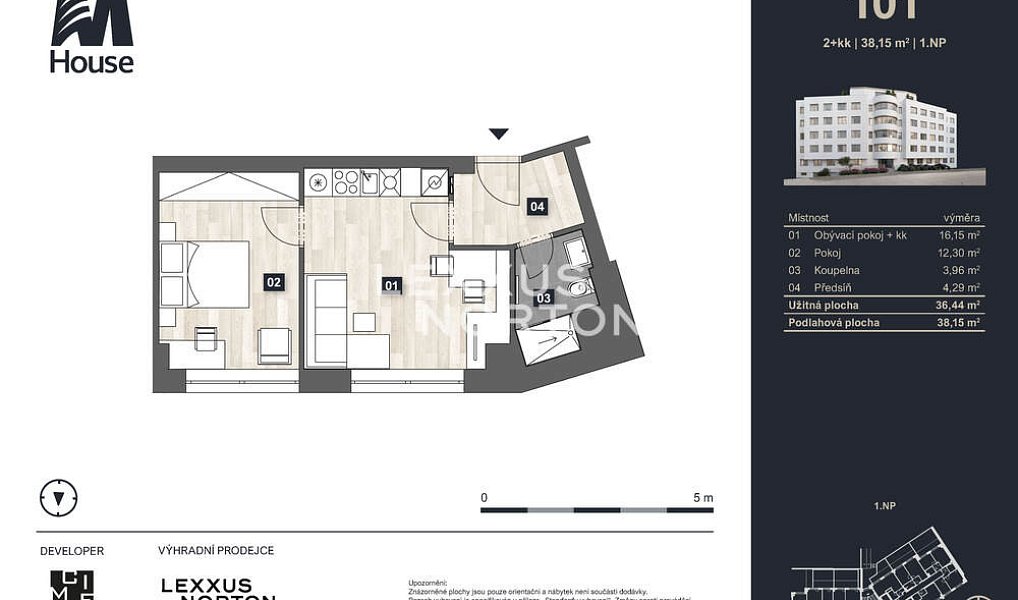 Prodej bytu 2+kk 38 m², Praha – náhled fotky 12