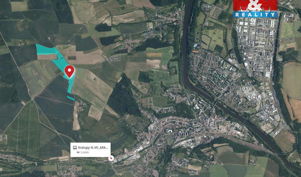 Prodej pole 253 870 m², Kralupy nad Vltavou – náhled fotky 2