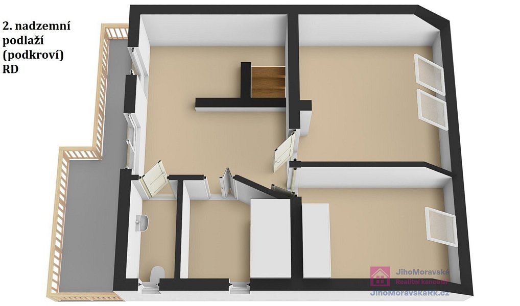 Prodej domu 188 m² s pozemkem 135 m², Hodonín – náhled fotky 11