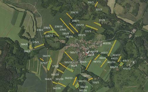 Prodej pole 20 325 m², Žernovník, okres Blansko