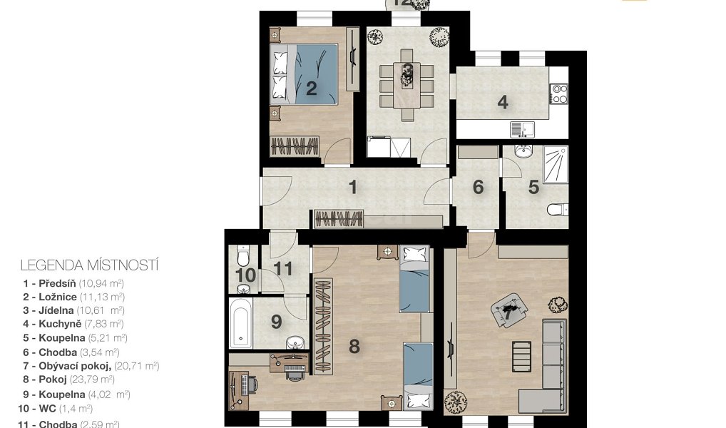 Prodej bytu 3+1 113 m², Liberec – náhled fotky 5