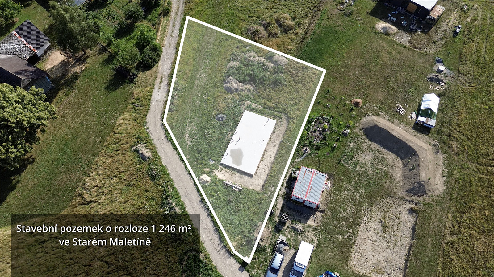 Prodej stavebního pozemku 1 246 m²