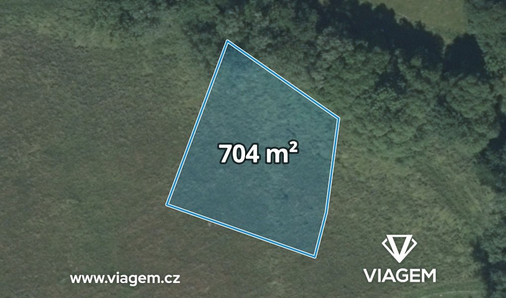 Prodej pole 704 m², Přechovice – fotka 1 z 5