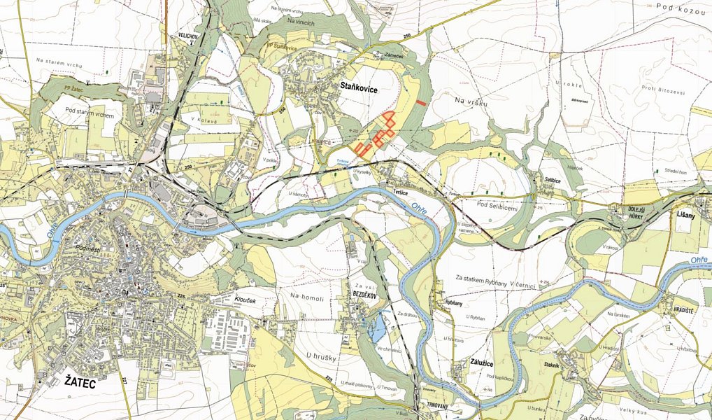 Prodej pole 45 996 m², Staňkovice – náhled fotky 2