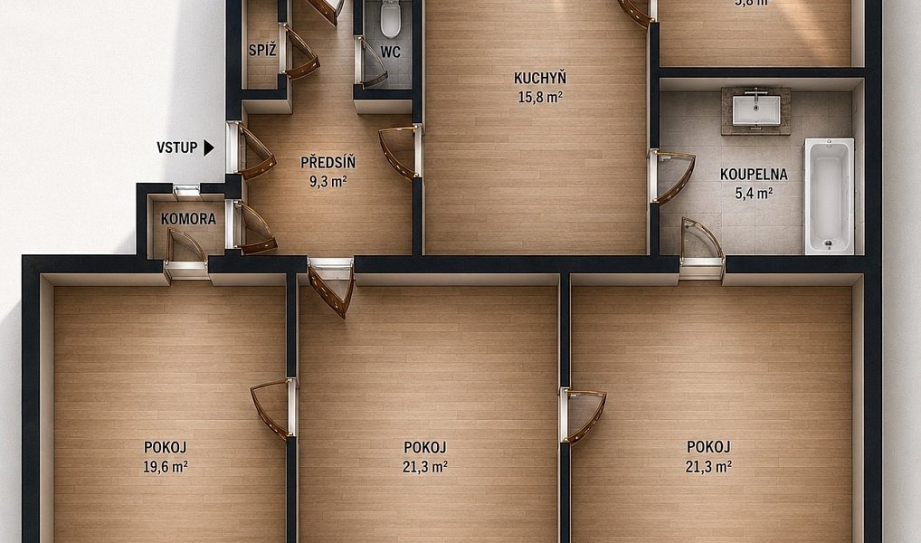 Prodej bytu 3+1 103 m², Praha – náhled fotky 17