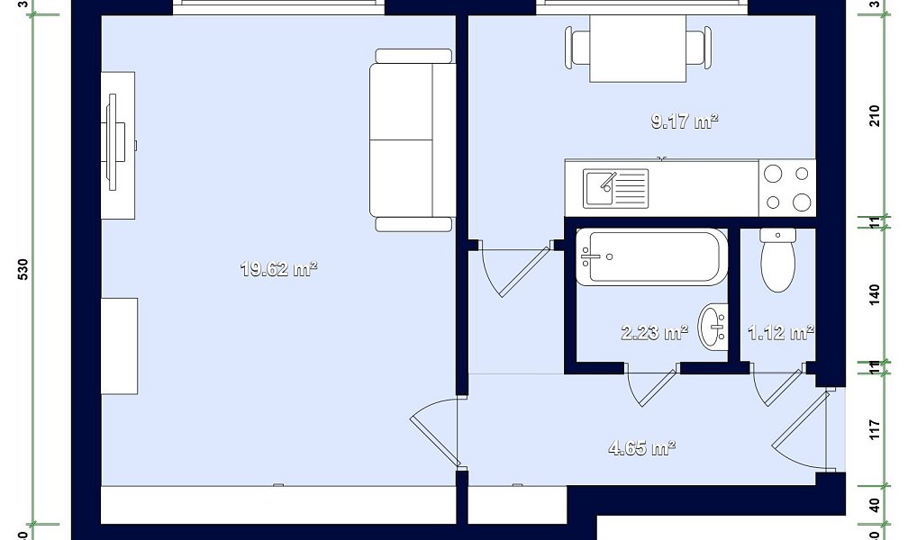 Prodej bytu 1+1 37 m², Plzeň – náhled fotky 8