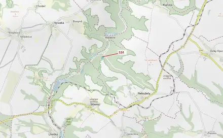Dražba lesa 7 596 m², Střemy