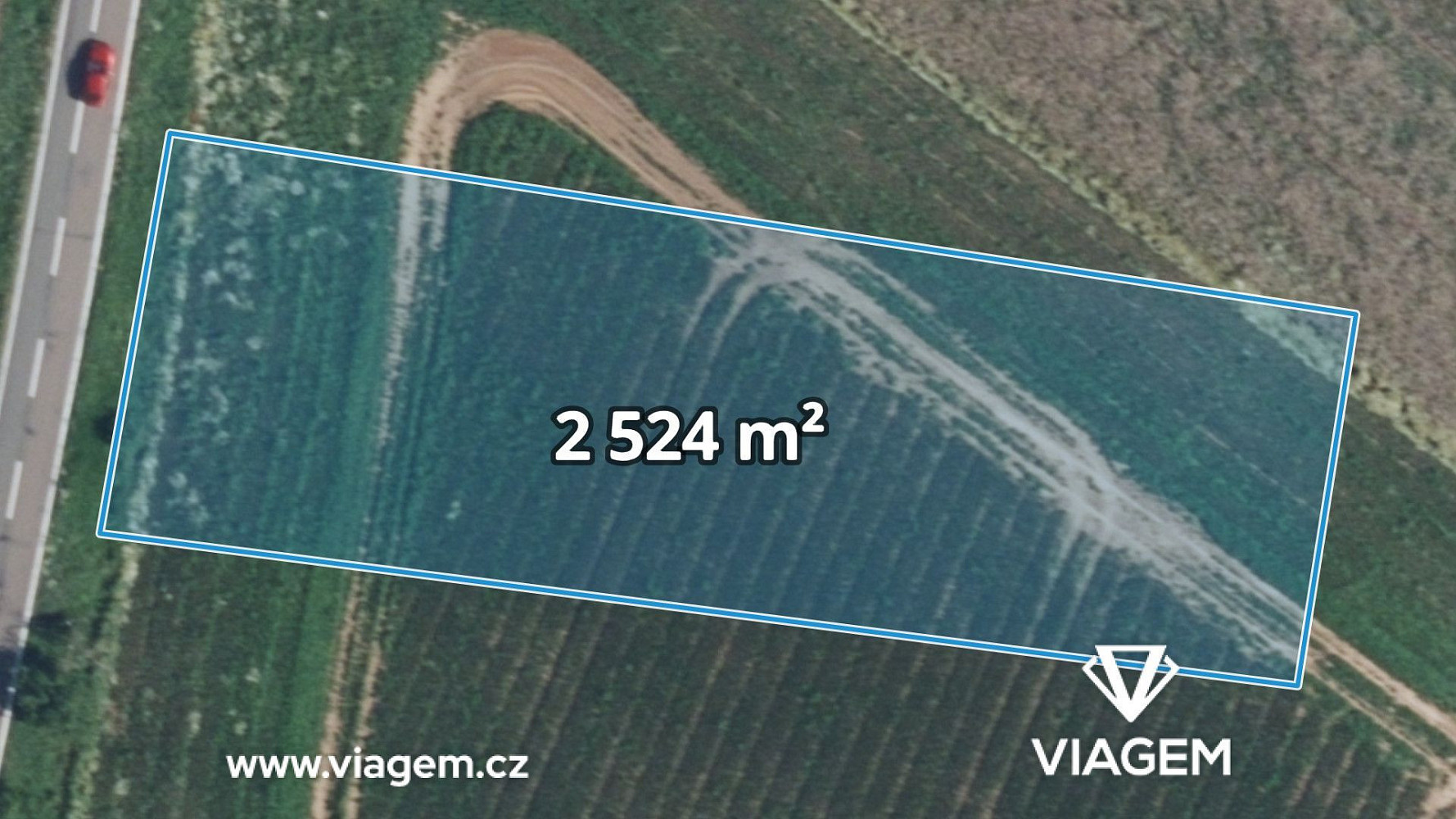 Prodej pole 841 m²