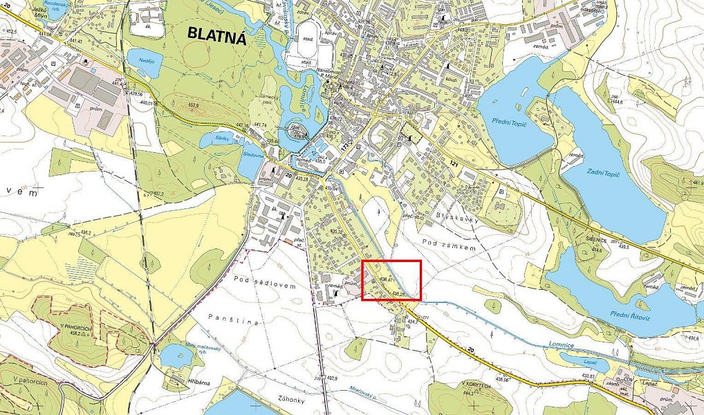Prodej zahrady 1 153 m², Blatná – náhled fotky 3