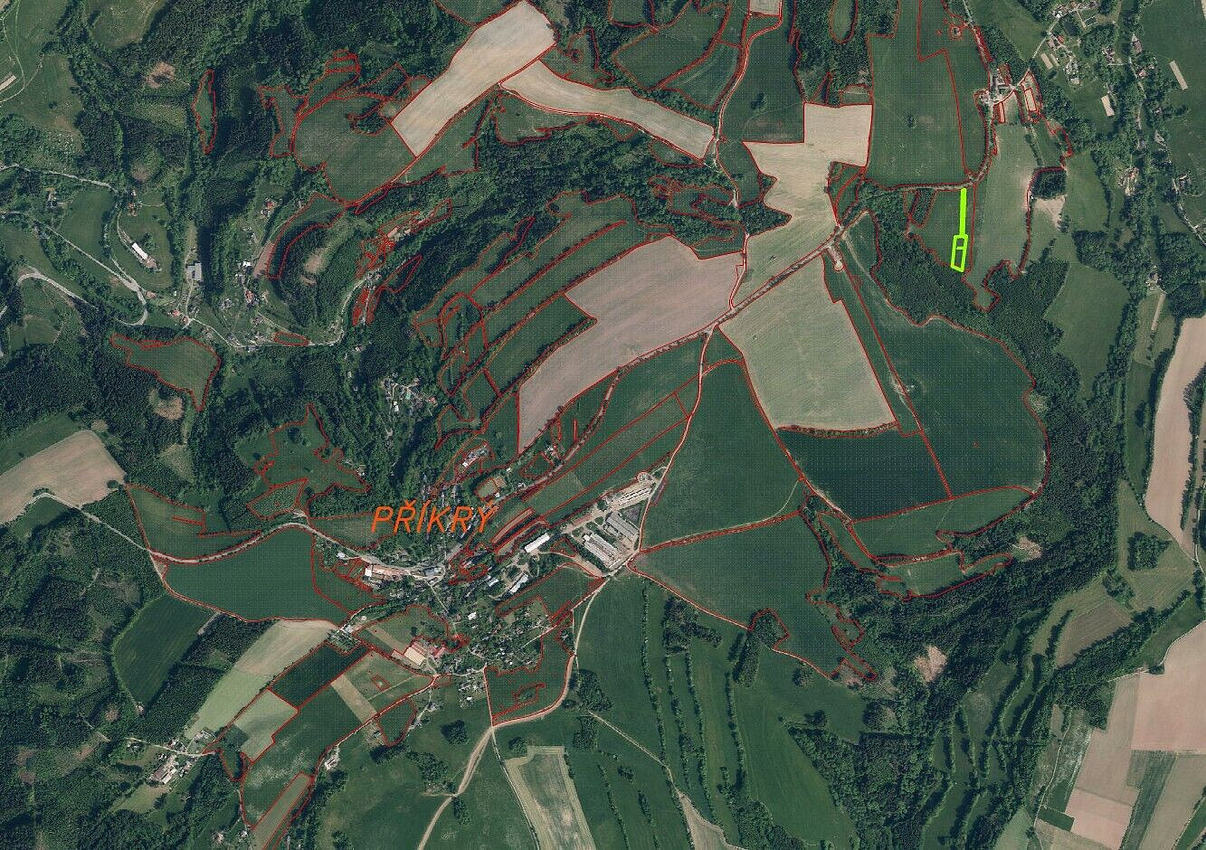 Prodej pole 3 885 m² – fotografie 2