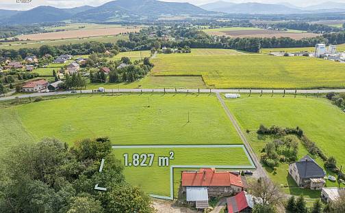 Prodej stavebního pozemku 1 827 m², Dolní Tošanovice, okres Frýdek-Místek