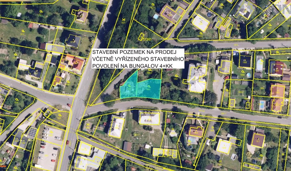 Prodej stavebního pozemku 582 m², Hlubočky – náhled fotky 5