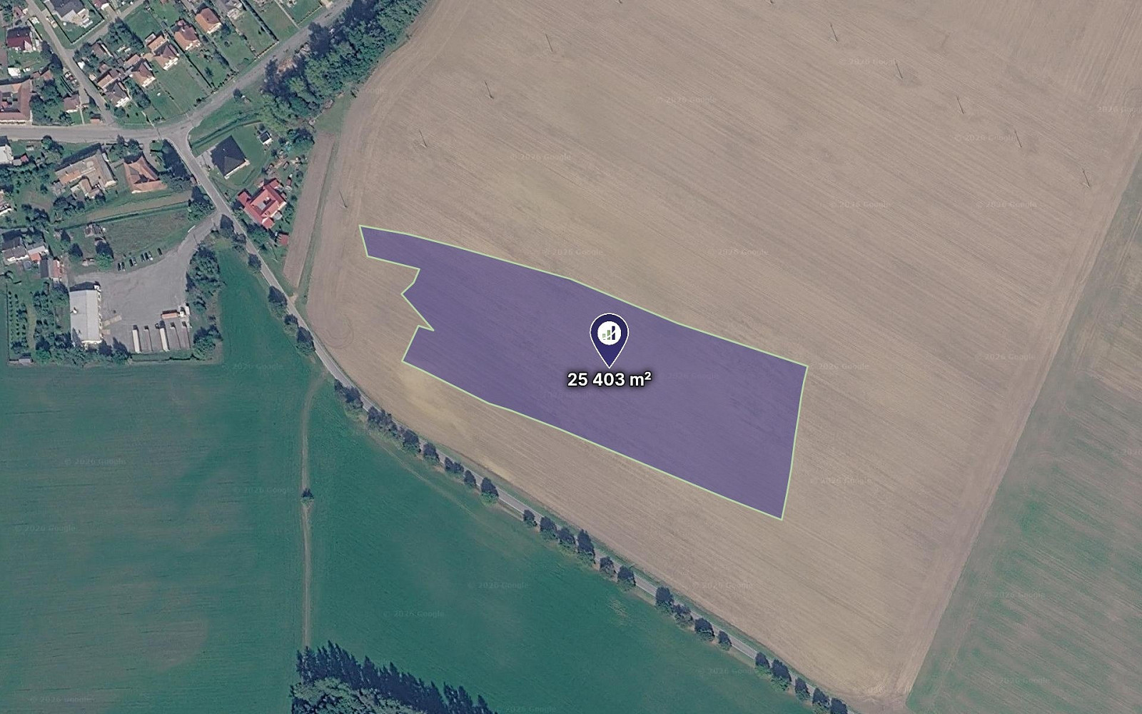 Prodej pole 25 403 m²