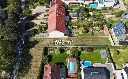 Prodej stavebního pozemku 692 m², Zlatá Hora, Slavkov u Brna, okres Vyškov