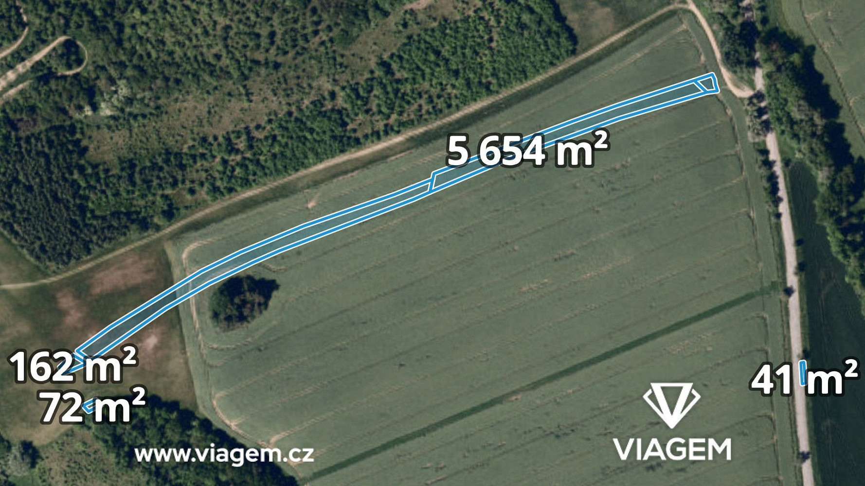 Prodej pole 1 487 m²