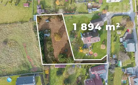 Prodej stavebního pozemku 1 894 m², Trutnov