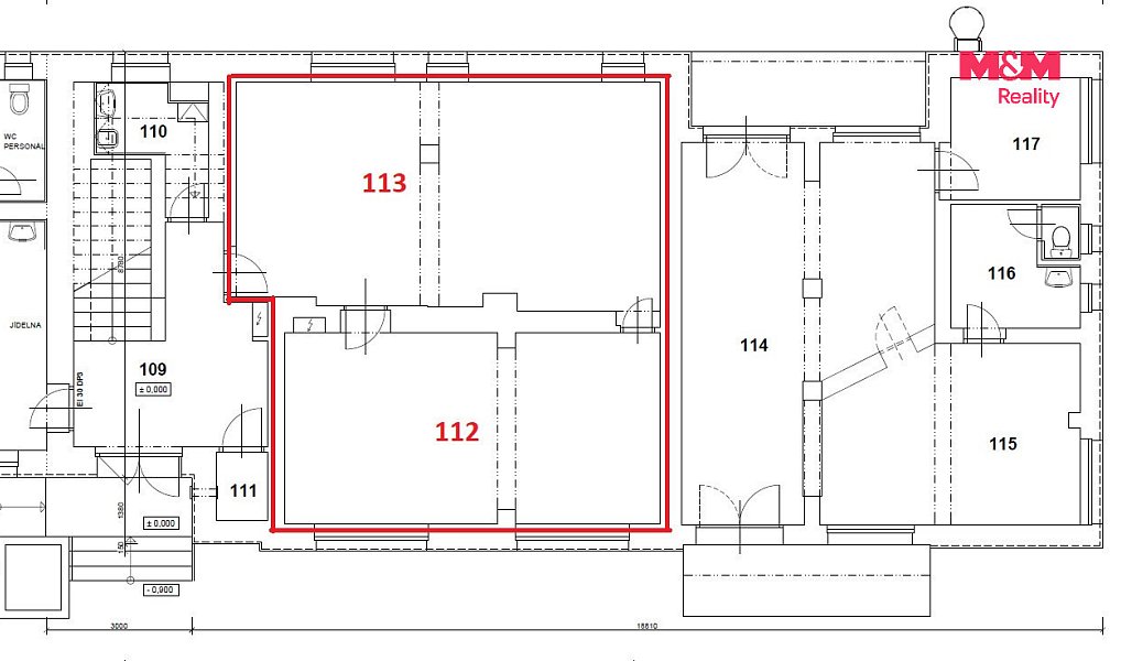Pronájem obchodních prostor 108 m², Červený Kostelec – náhled fotky 11