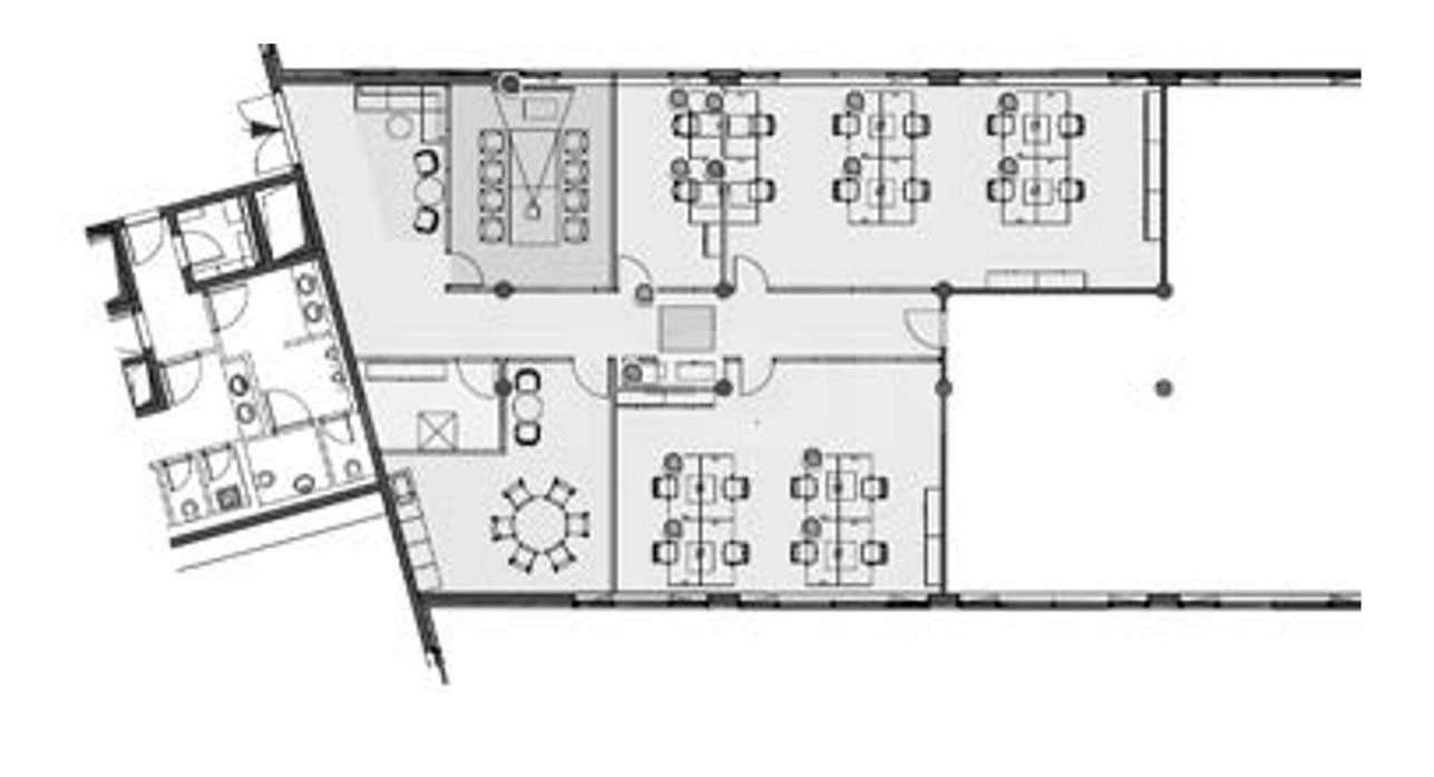 Pronájem kanceláře 233 m² – fotografie 3