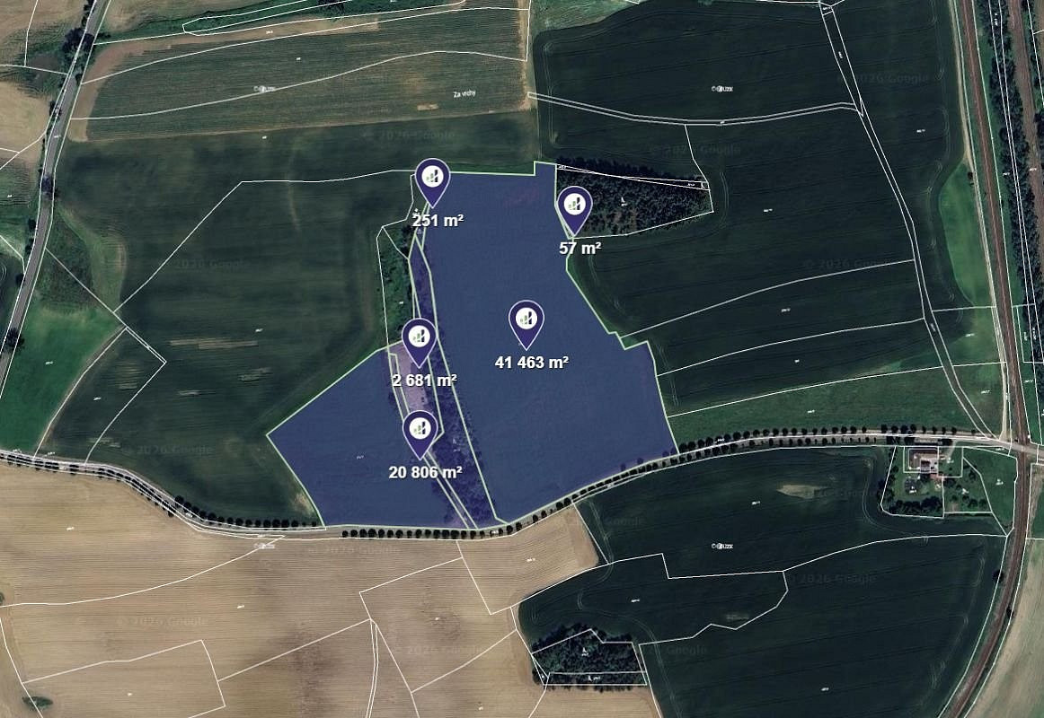 Prodej pole 10 876 m²
