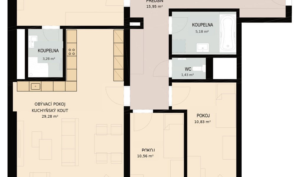 Prodej bytu 4+kk 105 m², Praha – náhled fotky 36