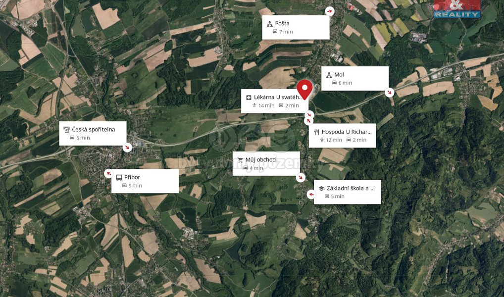 Prodej stavebního pozemku 1 978 m², Hukvaldy – náhled fotky 24