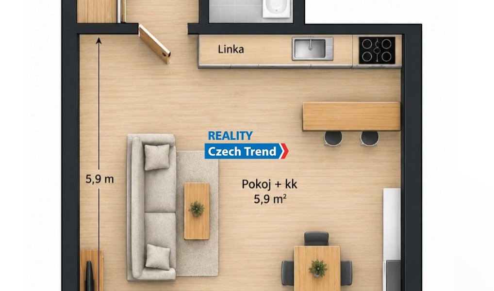 Prodej ubytovacího objektu 40 m², Olomouc – náhled fotky 17