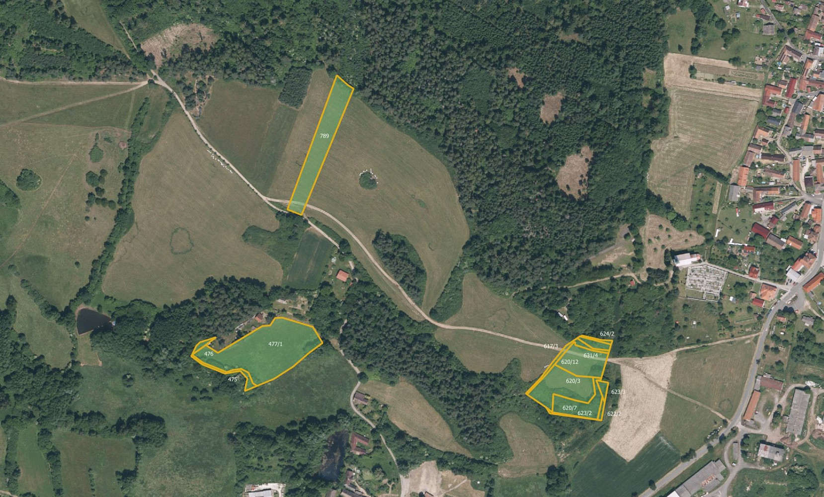 Prodej louky 13 638 m²