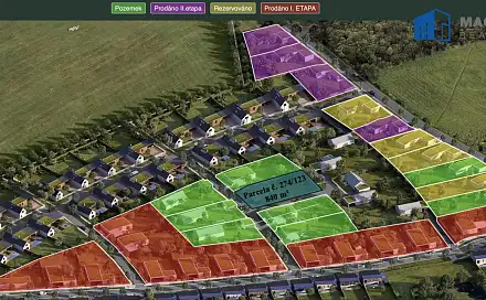 Prodej stavebního pozemku 840 m², Švermova, Dubí - Drahůnky, okres Teplice