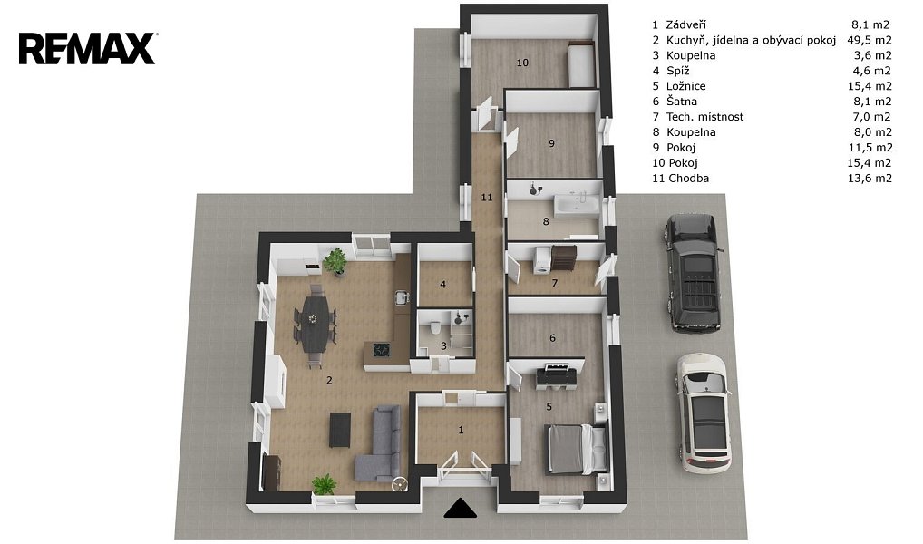 Pronájem domu 146 m² s pozemkem 600 m², Pavlov – náhled fotky 5