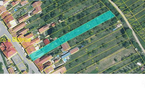 Prodej stavebního pozemku 1 330 m², Boršice u Blatnice, okres Uherské Hradiště