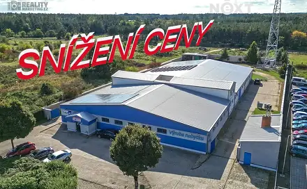 Prodej výrobních prostor 1 917 m², Hraniční, Břeclav - Poštorná