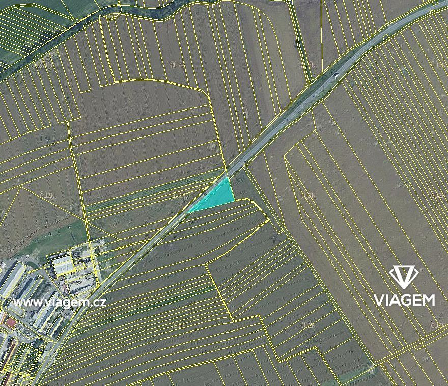 Pole 3 073 m², Podíl 50 % o výměře 1 537 m² – pohled 2