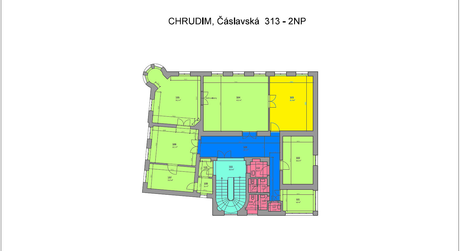 Pronájem kanceláře 31 m²