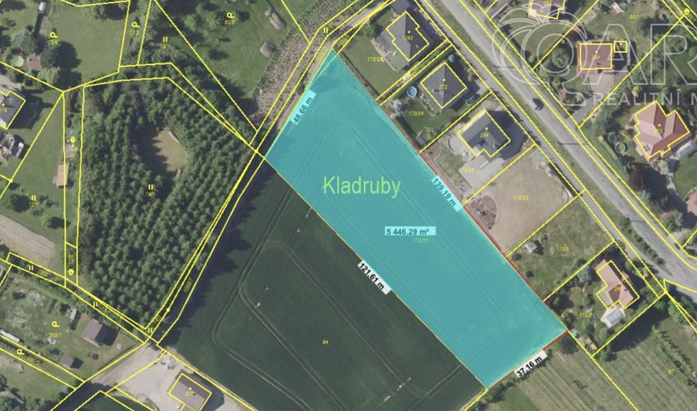 Prodej stavebního pozemku 5 456 m², Kladruby – náhled fotky 15