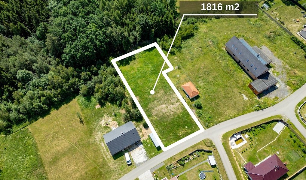 Prodej stavebního pozemku 1 816 m², Bohutín – náhled fotky 3