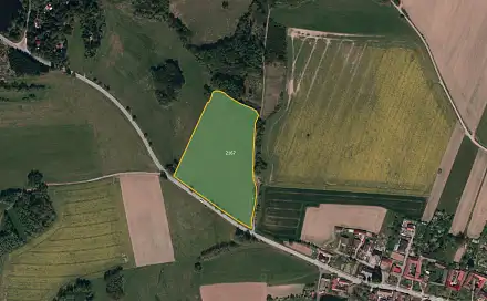 Prodej pole 34 201 m², Olšany, okres Jihlava