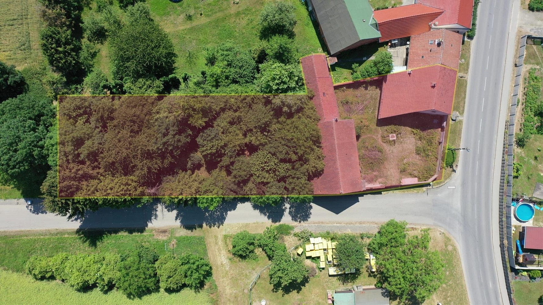 Prodej stavebního pozemku 1 639 m²
