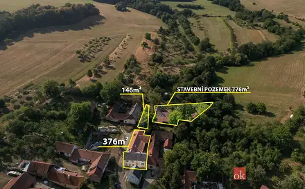 Prodej domu 133 m² s pozemkem 376 m², Komňa, okres Uherské Hradiště