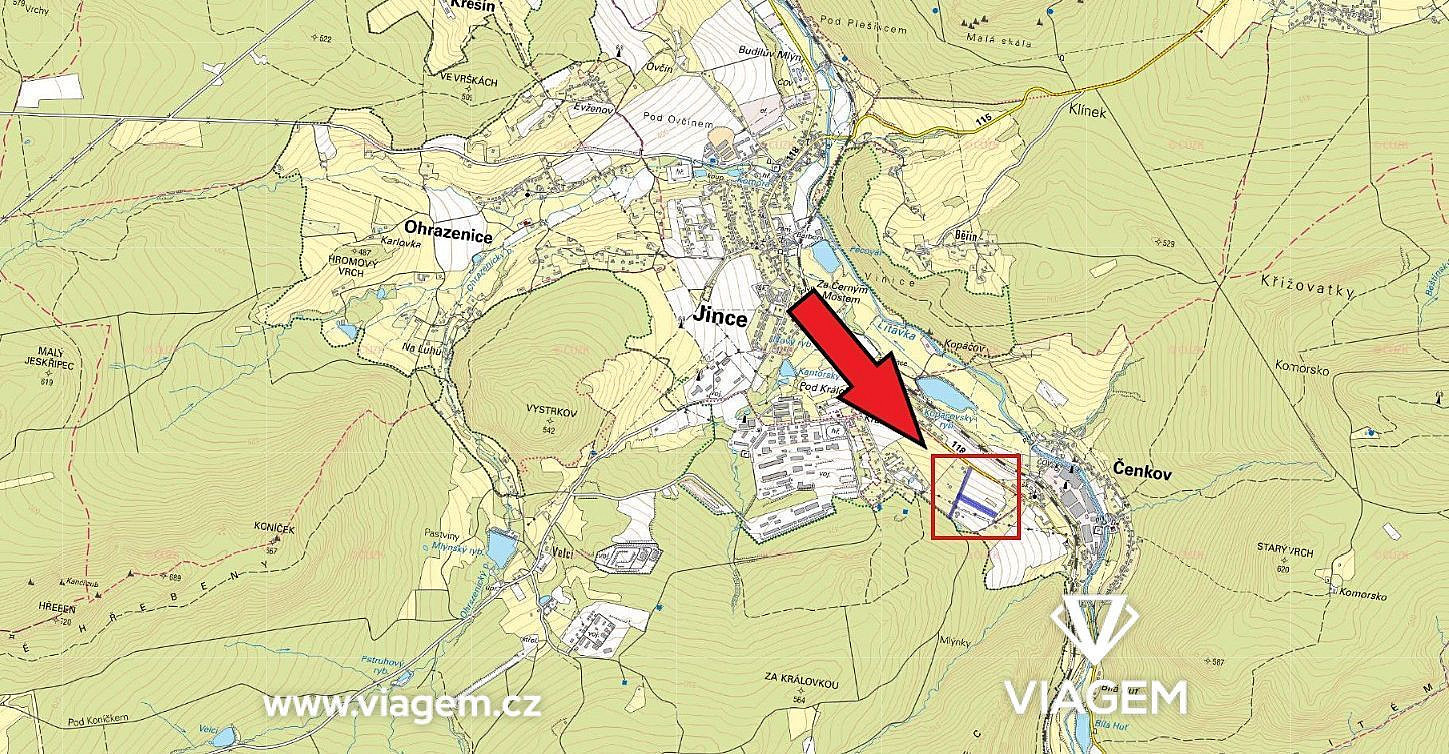 Pole 5 956 m², Podíl 10 % o výměře 492 m² – pohled 3