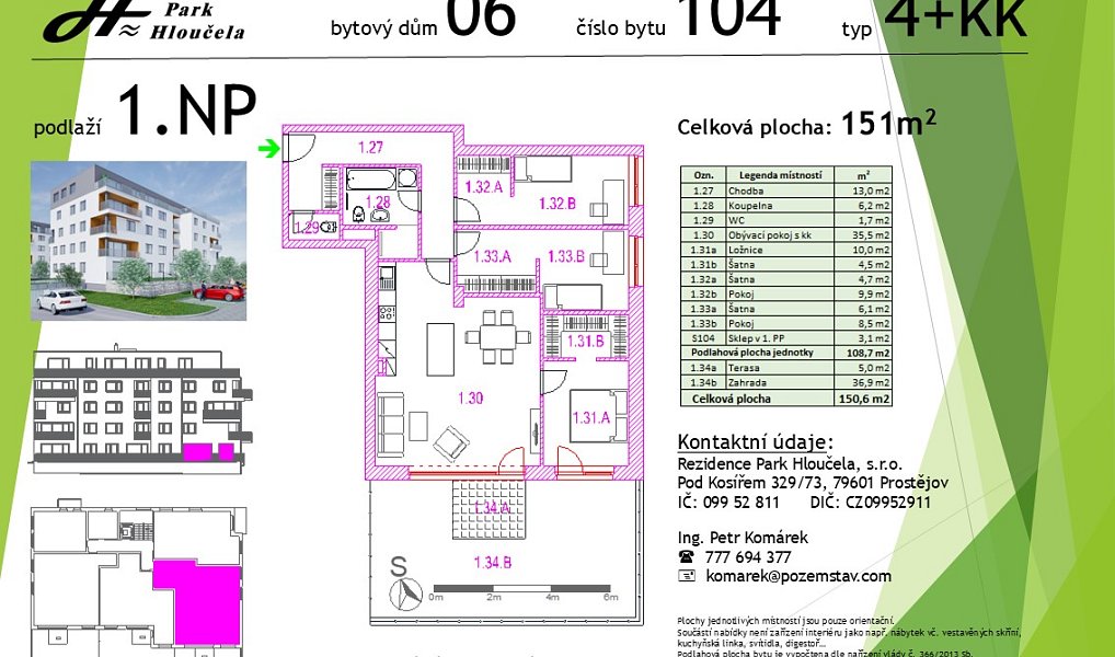 Prodej bytu 4+kk 109 m², Olomouc – náhled fotky 5