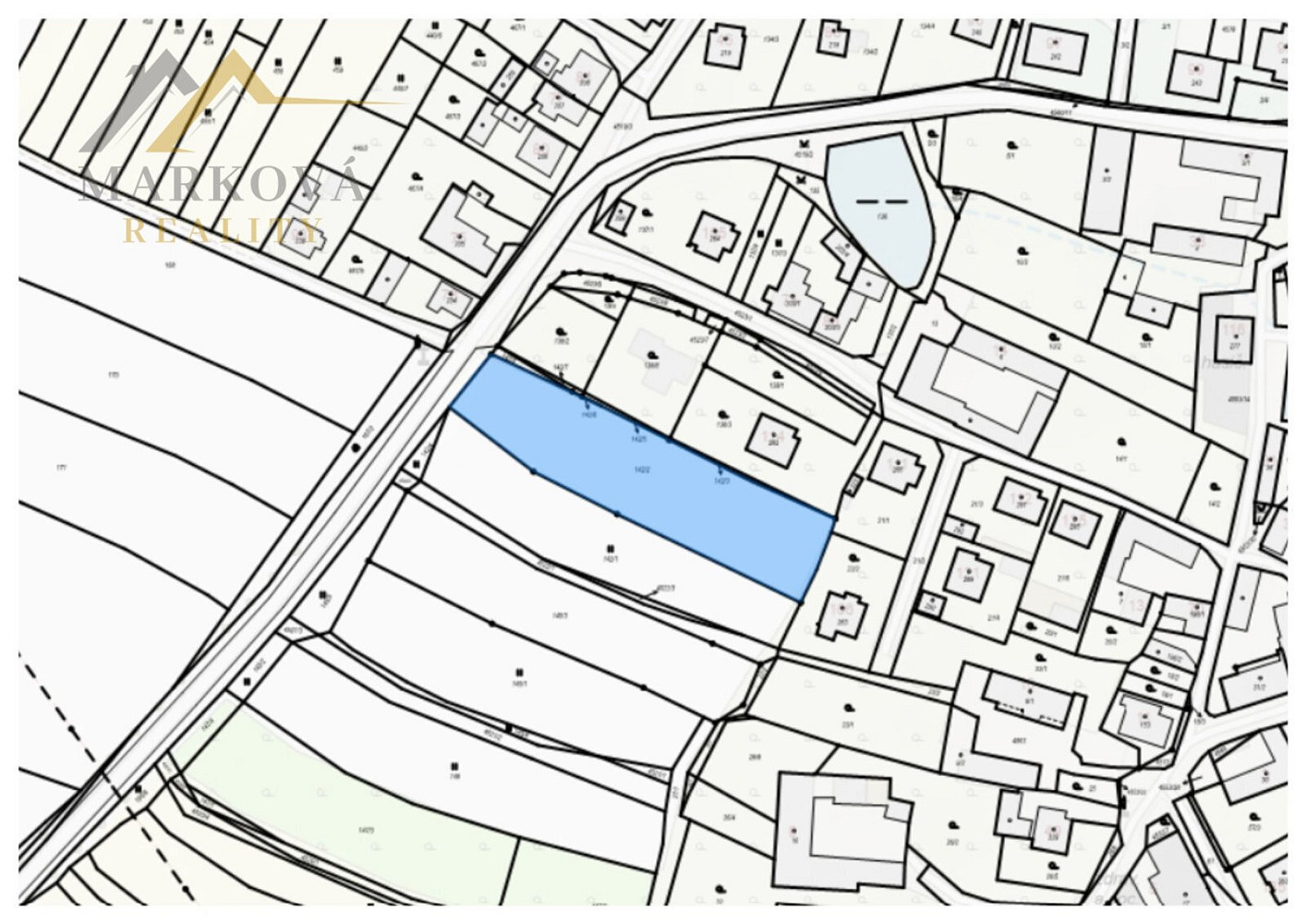 Prodej stavebního pozemku 3 211 m² – fotografie 3
