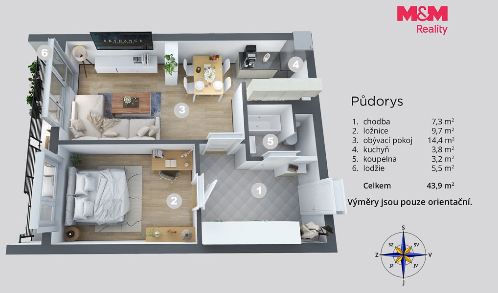Prodej bytu 2+kk 40 m², Teplice – náhled fotky 15