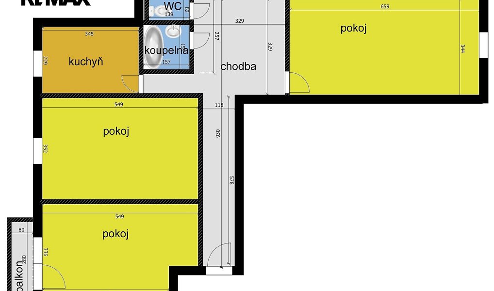 Prodej bytu 3+1 94 m², Poděbrady – náhled fotky 6