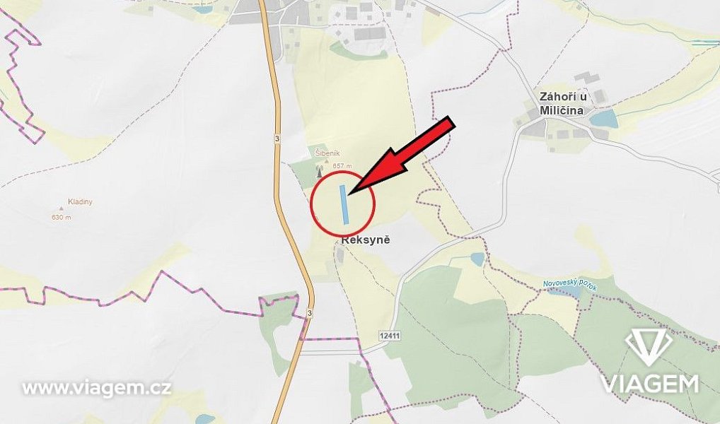 Prodej pole 2 029 m², Miličín – náhled fotky 6