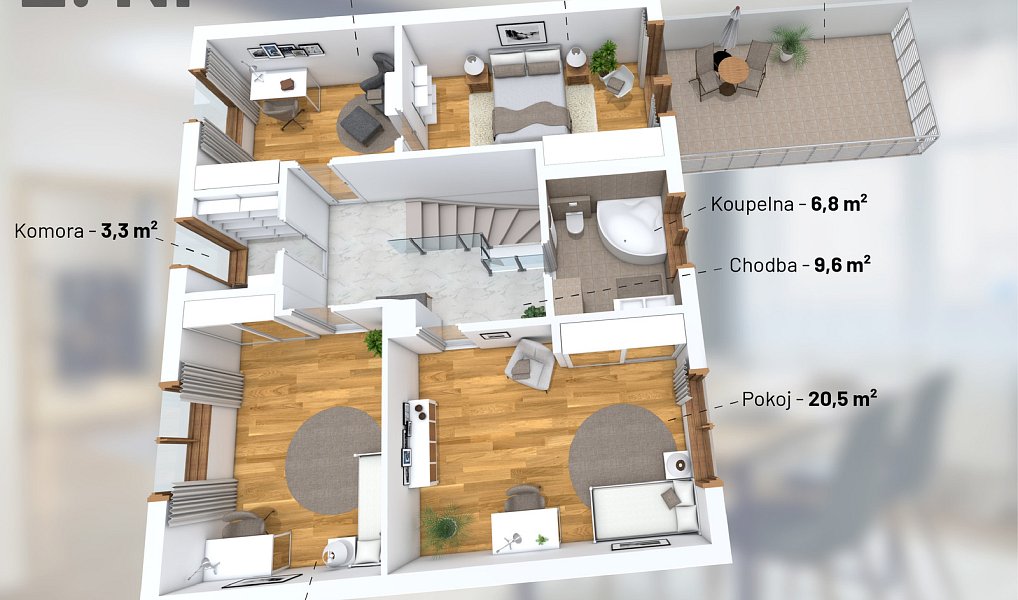 Prodej domu 169 m² s pozemkem 579 m², Brandýs nad Labem-Stará Boleslav – náhled fotky 47