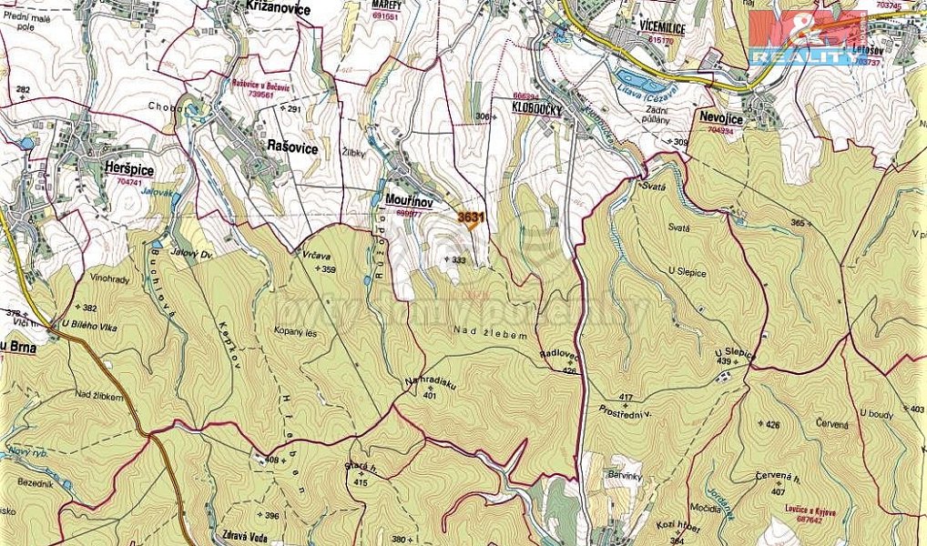 Prodej lesa 1 278 m², Mouřínov – náhled fotky 5