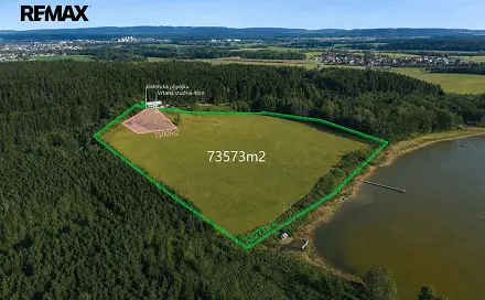 Prodej stavebního pozemku 73 573 m², Nová Ves, okres Rychnov nad Kněžnou