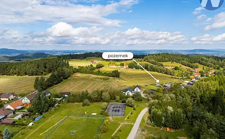 Prodej stavebního pozemku 2 943 m², Nebahovy, okres Prachatice