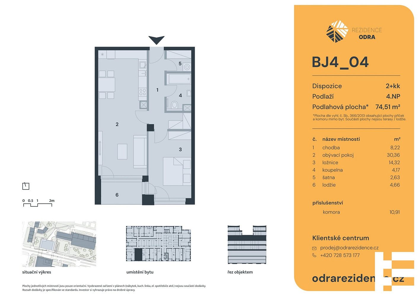 Prodej bytu 2+kk 75 m² - Widok 4